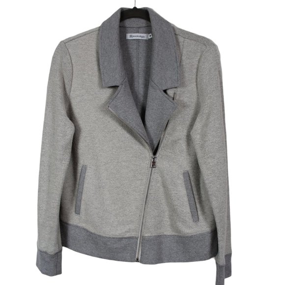 Revolution by Ricki's French Terry Moto Jacket - Picture 1 of 16